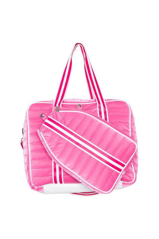 Pickleball Tote Bag (Hot Pink)