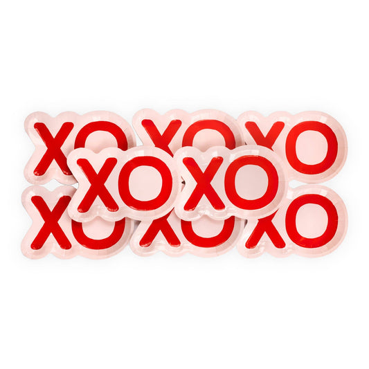XOXO Shaped Plates (8ct)