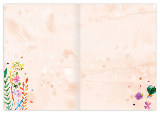 Beautiful Flowers Birthday Card