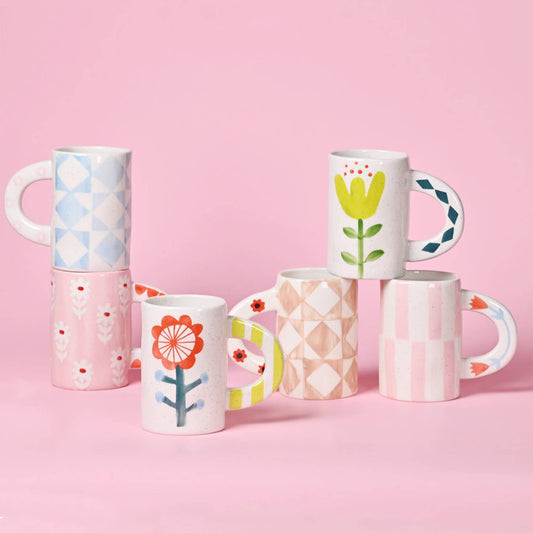 Ceramic Coffee Mug-Teal