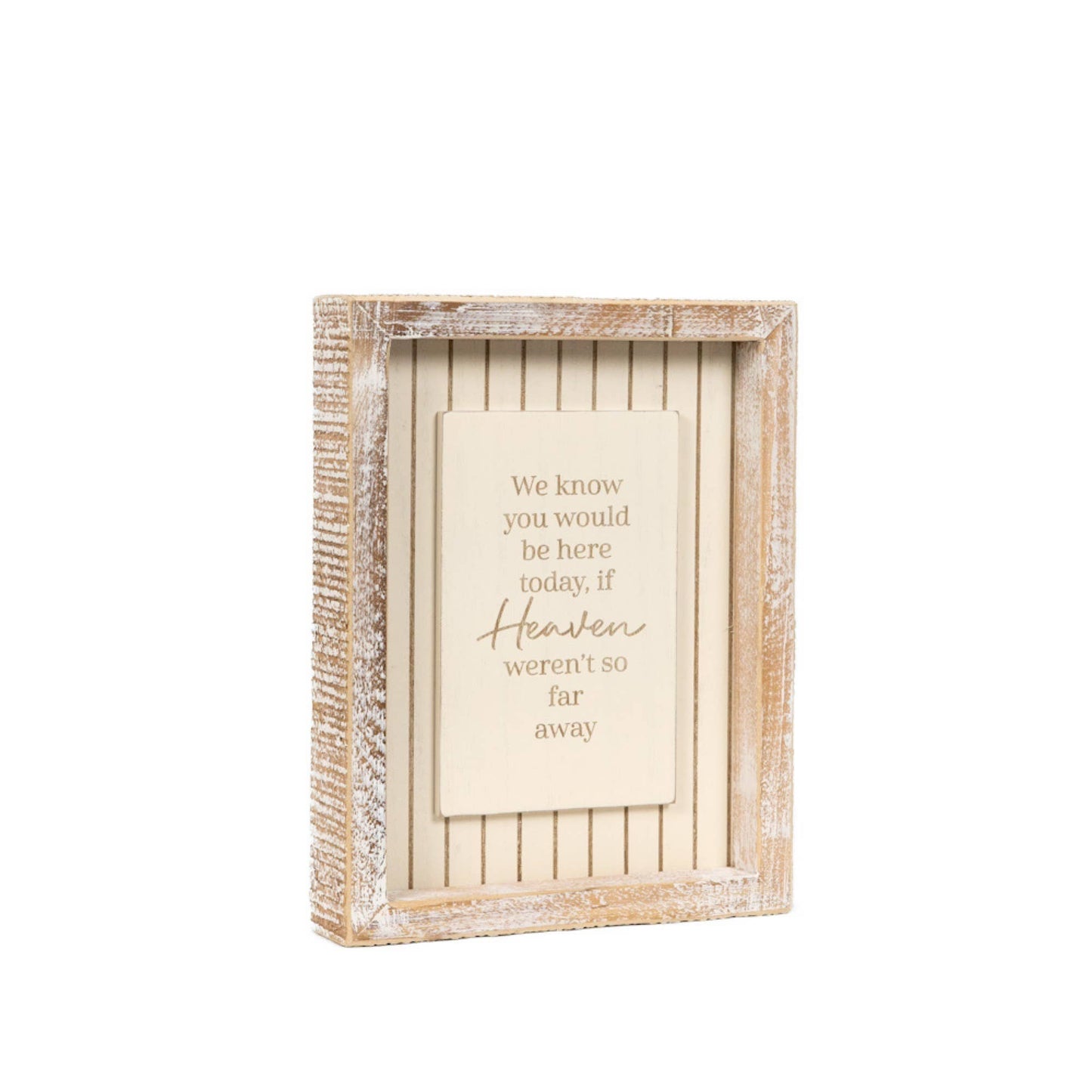 6x8 wood frame sign (HEAVEN) Sympathy Gift