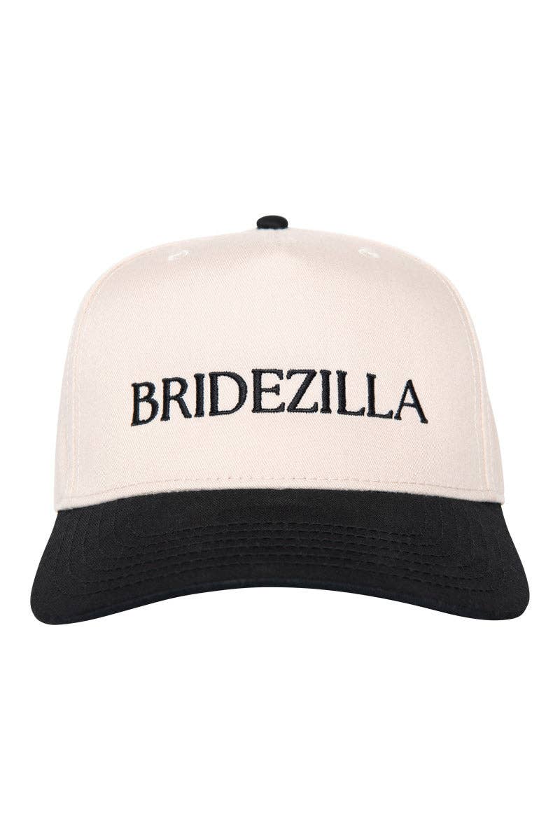 BRIDEZILLA Retro Two-Toned Vintage Hat