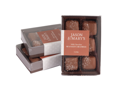 Milk Chocolate Sea Salt Caramels Gift Box