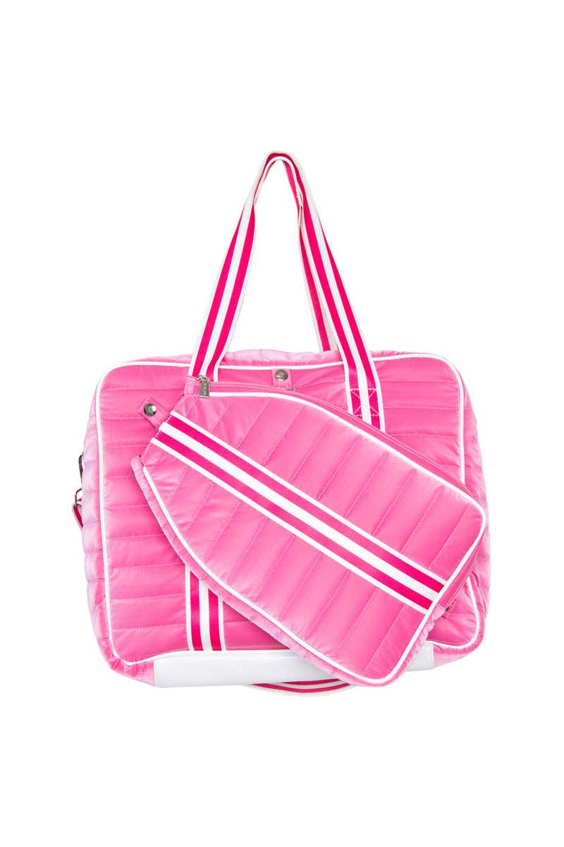 Pickleball Tote Bag (Hot Pink)