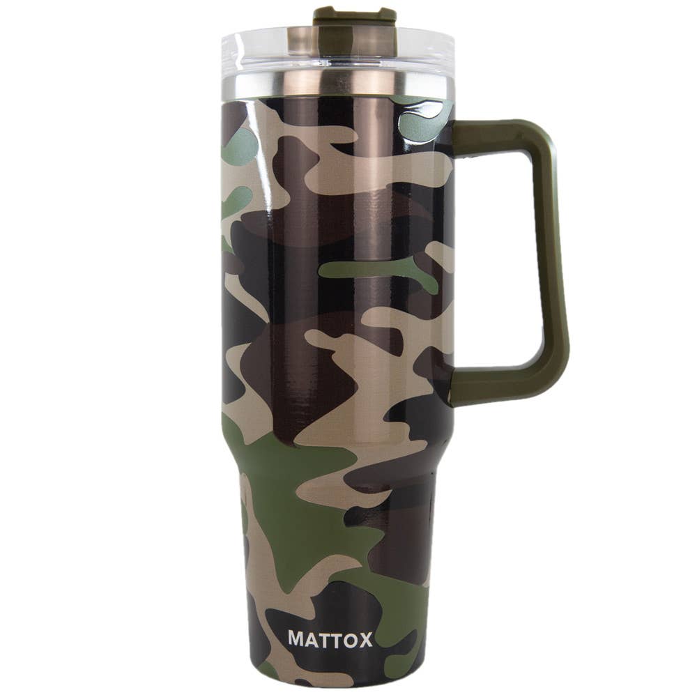 Camo Print Tumbler Cup for Men Gifts for Grads