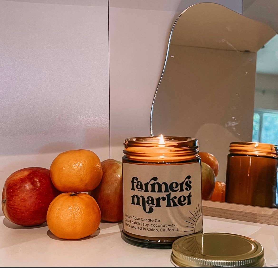 Poppy Rose Candles- 8OZ