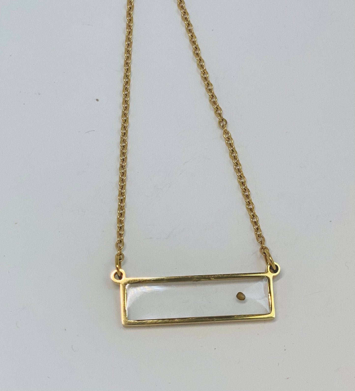 Collar de auténticas semillas de mostaza, regalo de ánimo, semillas de mostaza