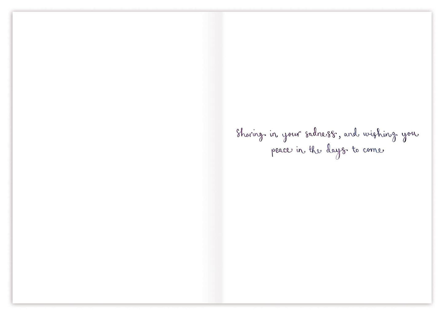 Cornflowers Sending Love Sympathy Card