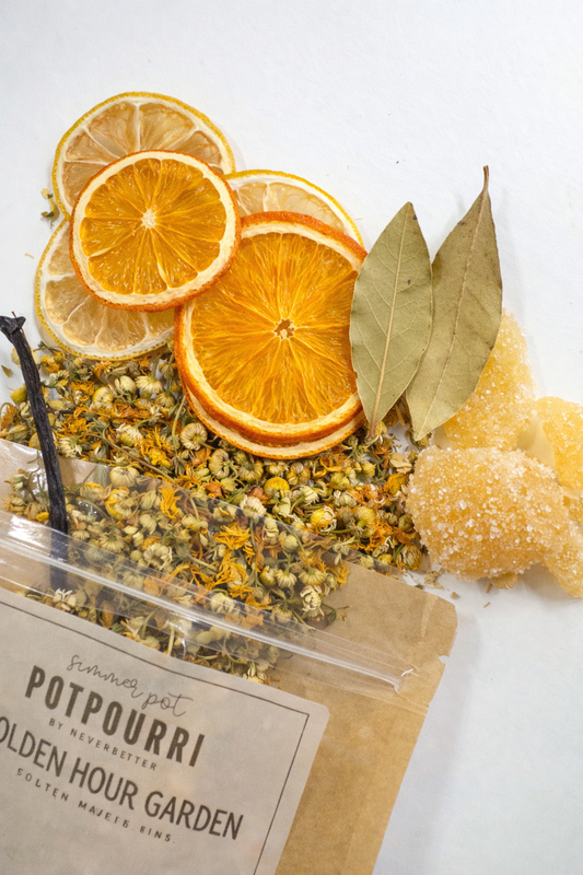 Golden Hour Garden Simmer Pot Potpourri