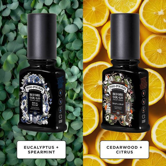 Poo~Pourri Master Crapsman Gift Set 2 pack 2 oz