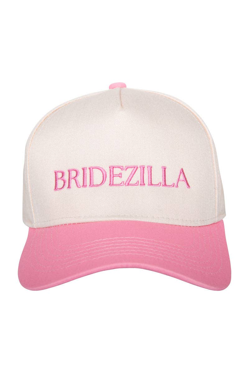 BRIDEZILLA Retro Two-Toned Vintage Hat