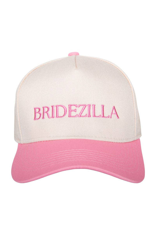 BRIDEZILLA Retro Two-Toned Vintage Hat