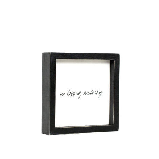 wood frame sign (MEMORY) Sympathy Gift