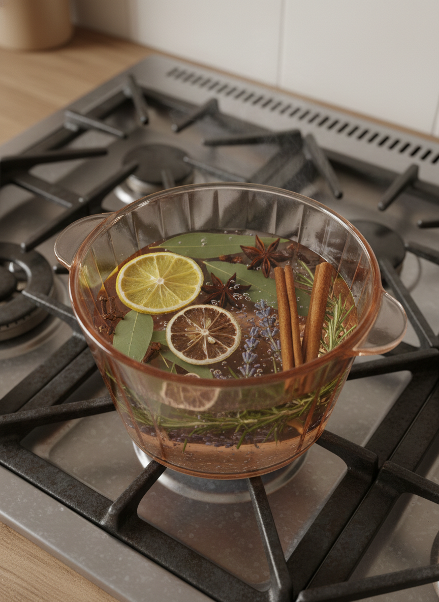Glass Stovetop Simmer Pot