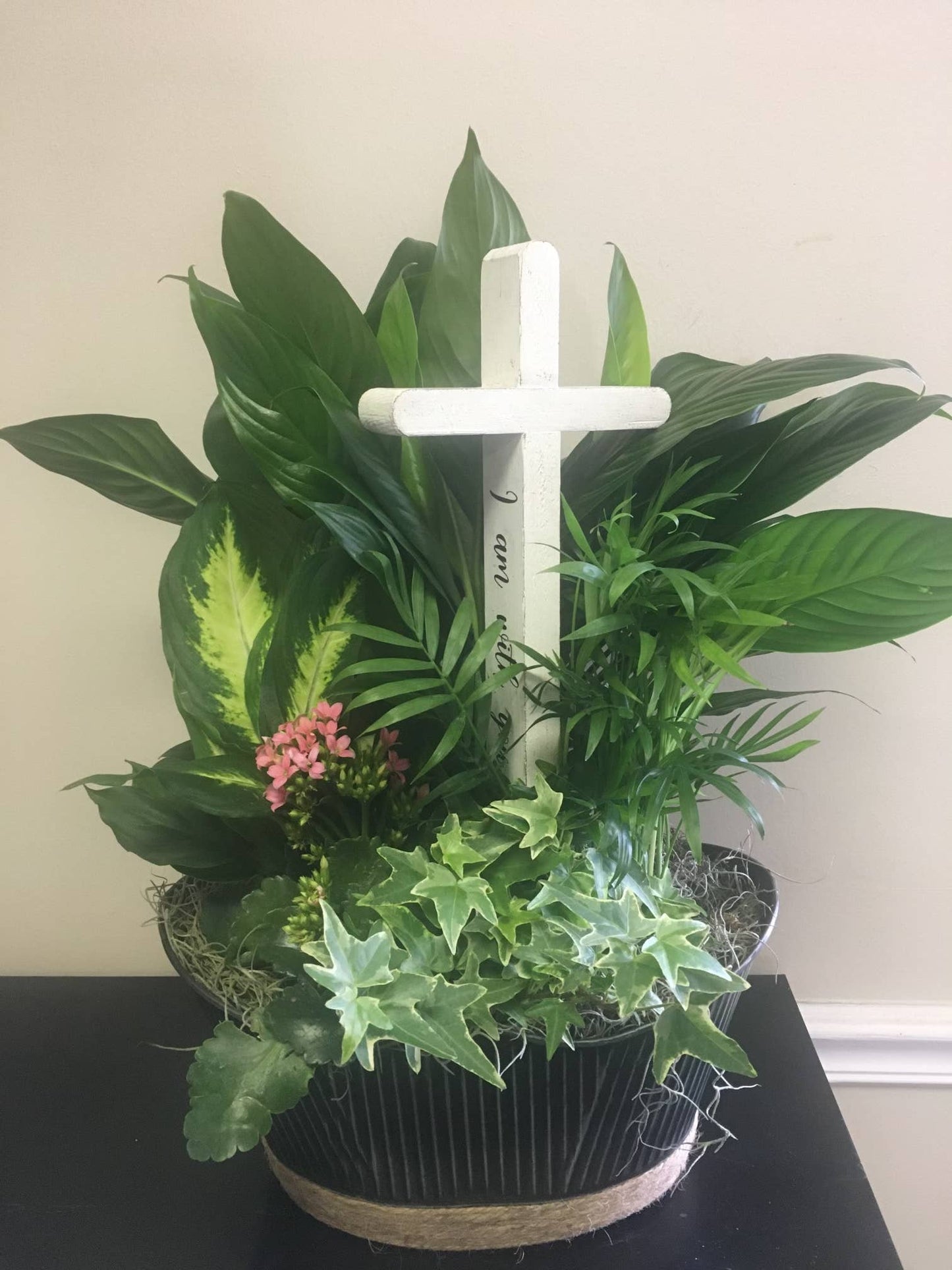 I Am With You Cross - Rustic