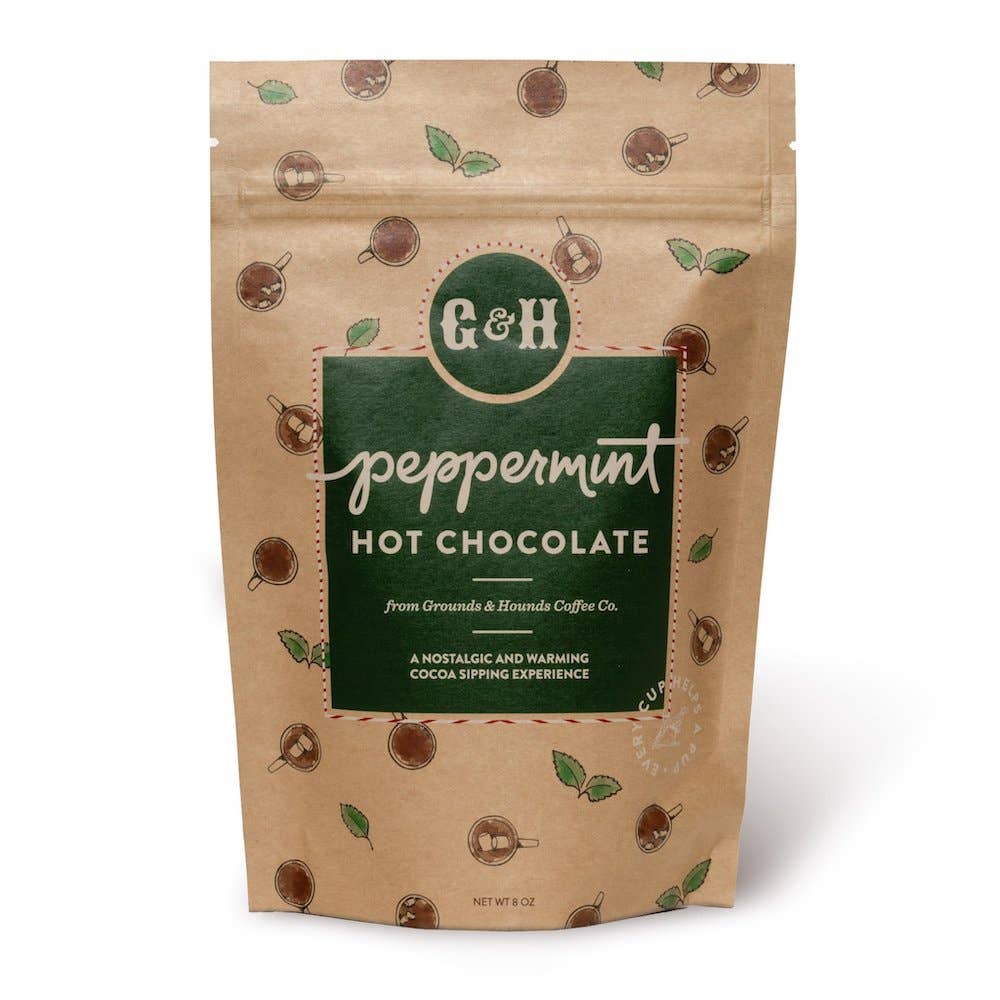 Chocolate caliente con menta