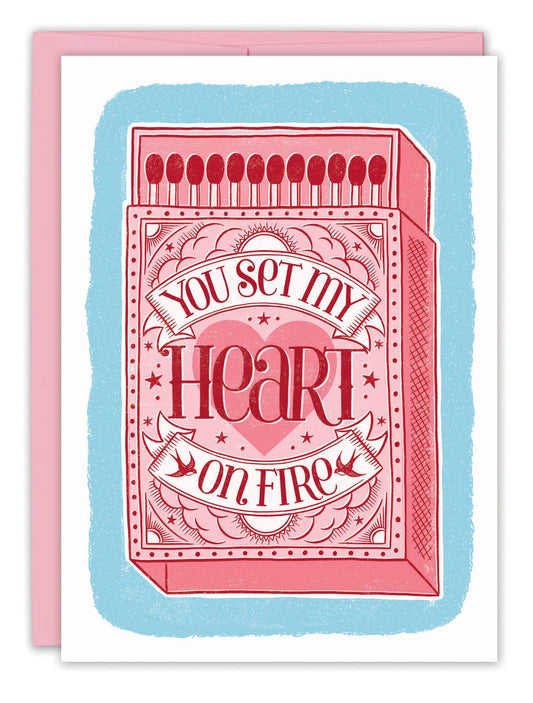 Matches Valentine's Day Card