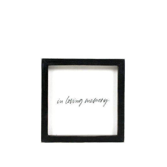 wood frame sign (MEMORY) Sympathy Gift