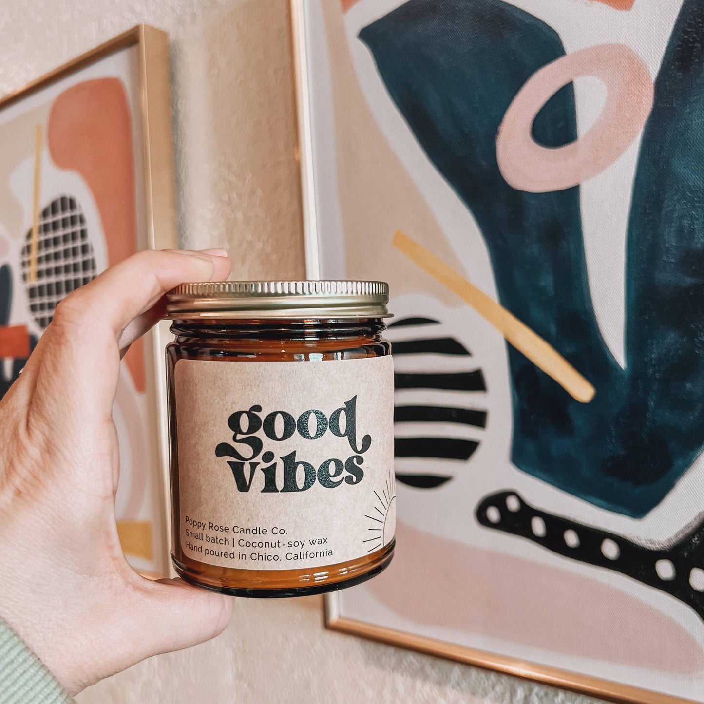 Poppy Rose Candles- 8OZ