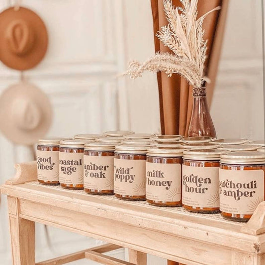 Poppy Rose Candles- 8OZ