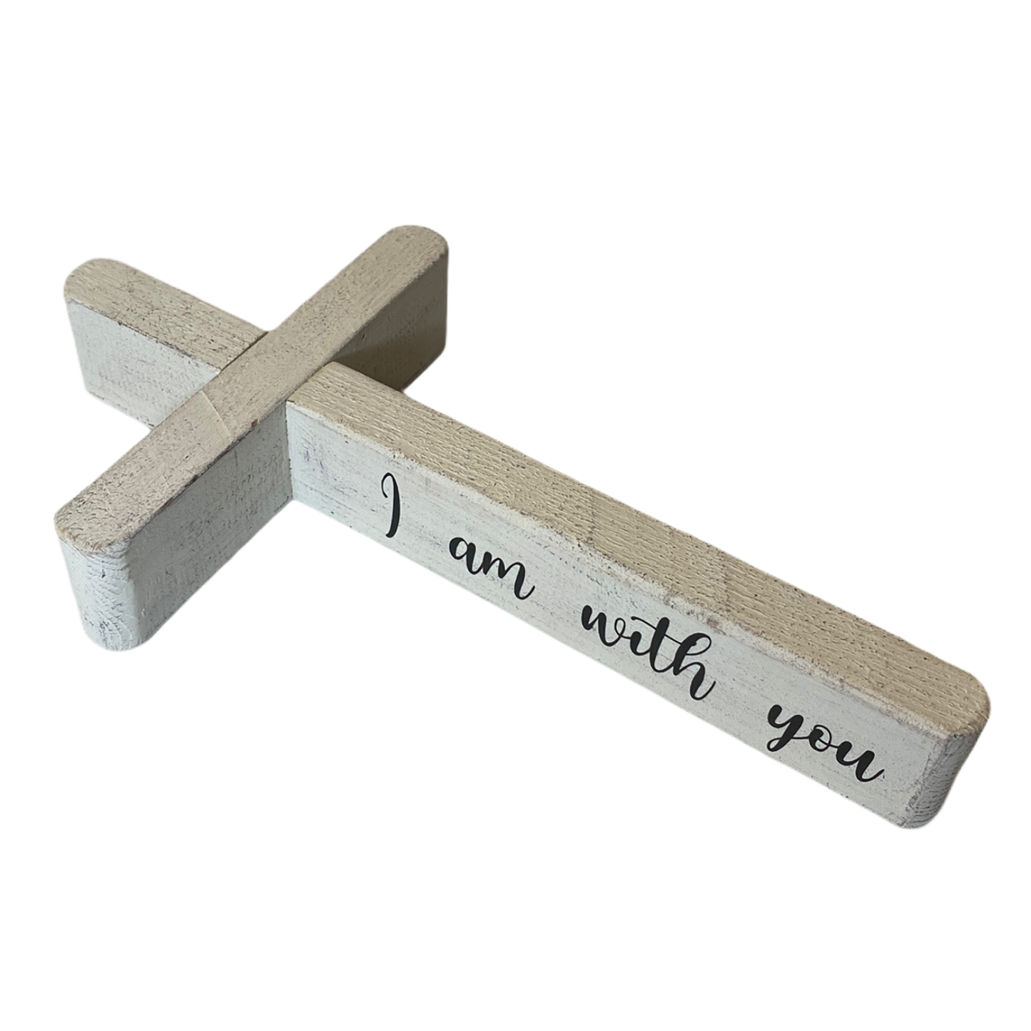 I Am With You Cross - Rustic