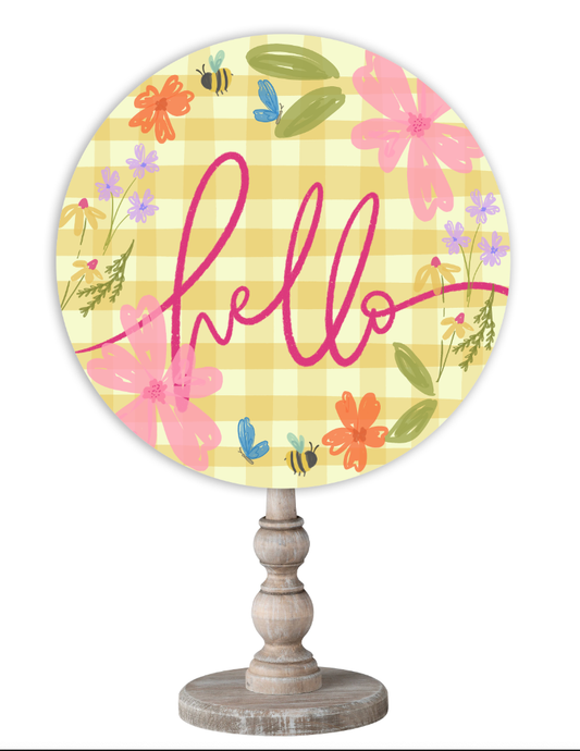 Hello Spring Floral Topper