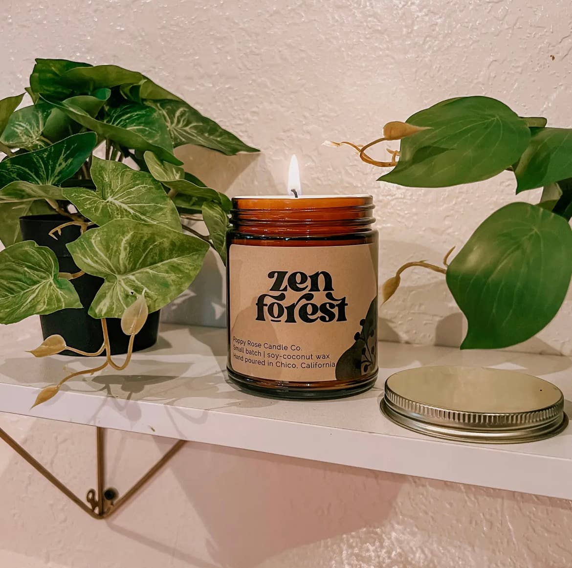 Poppy Rose Candles- 8OZ
