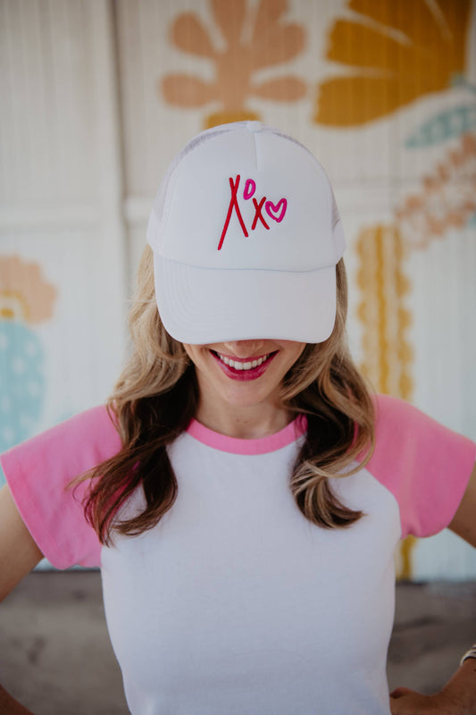 XOXO Heart Valentine's Hat