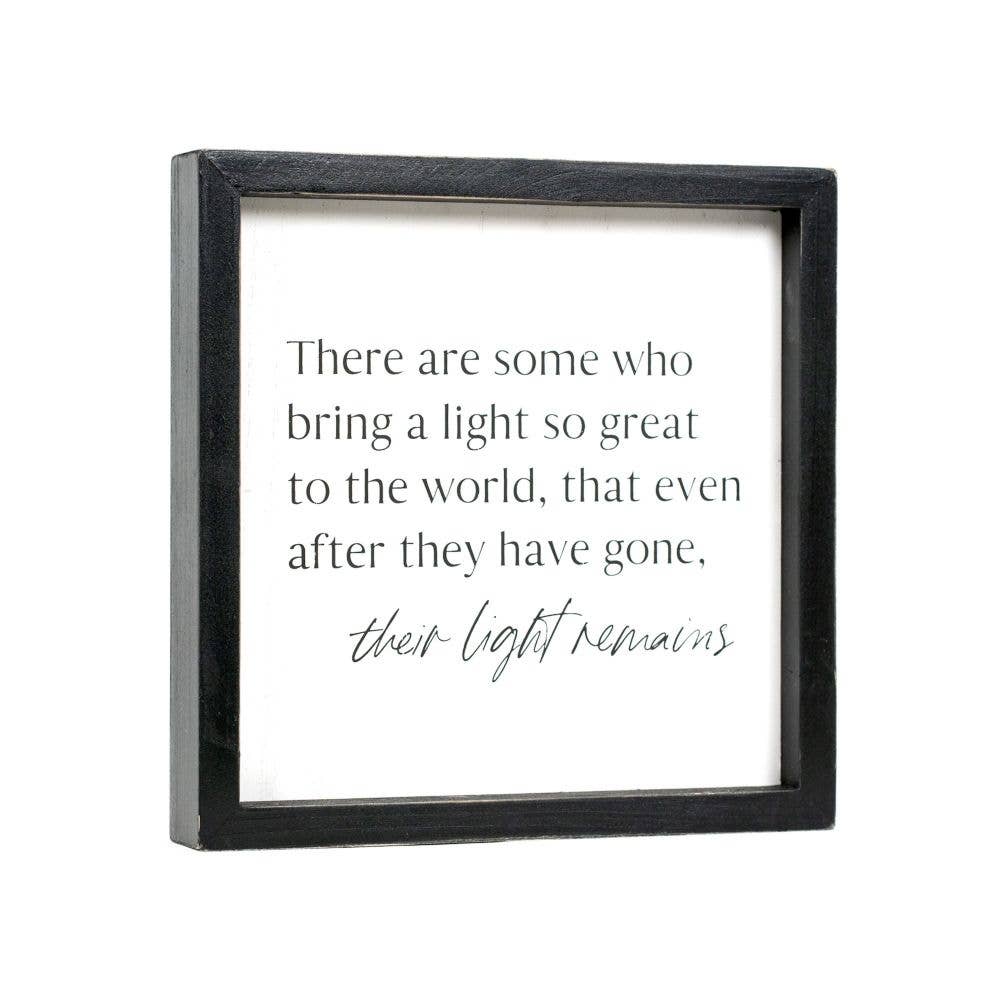wood frame sign Sympathy Gift