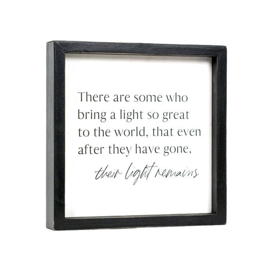 wood frame sign Sympathy Gift