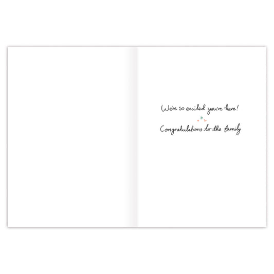 Clothesline Baby Card