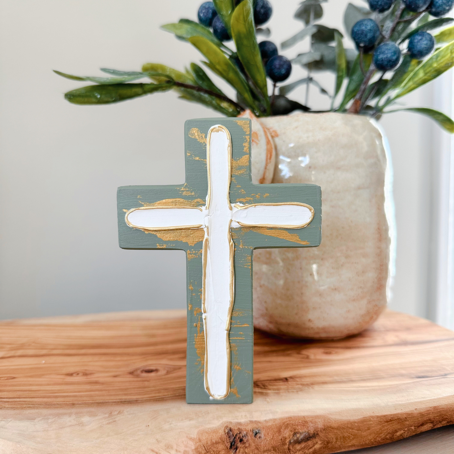 Chunky Wood Cross
