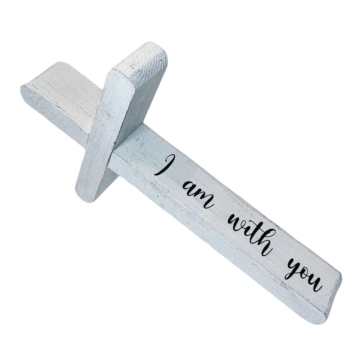 I Am With You Cross - Rustic