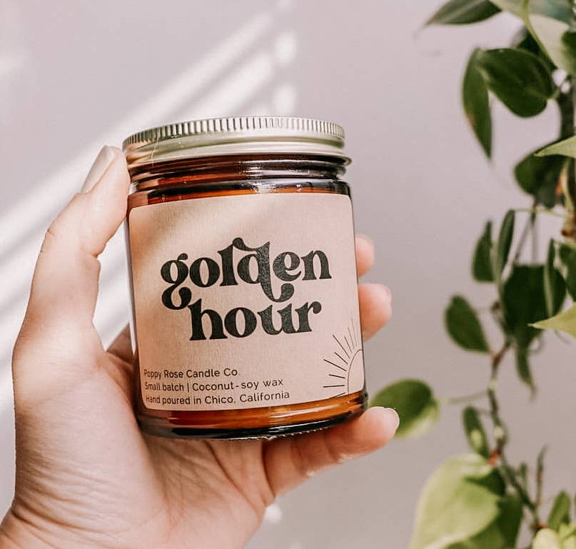 Poppy Rose Candles- 8OZ
