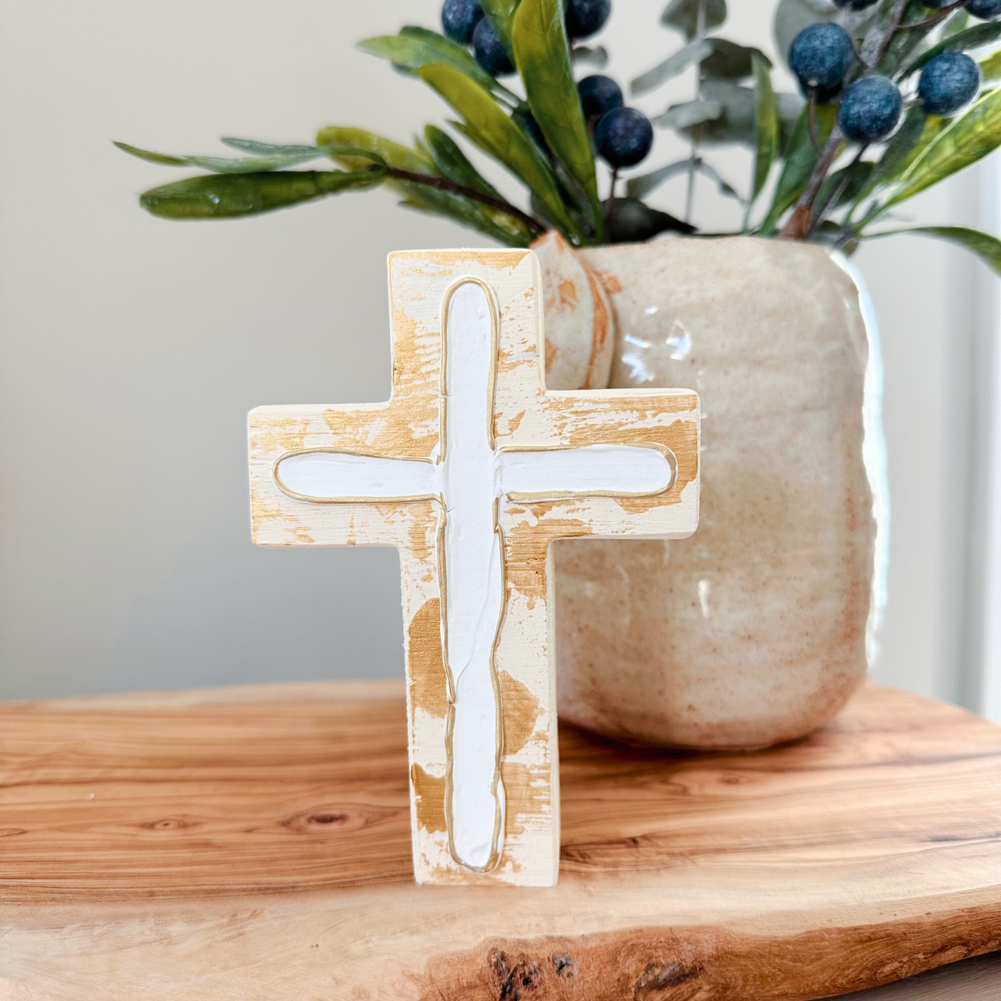 Chunky Wood Cross