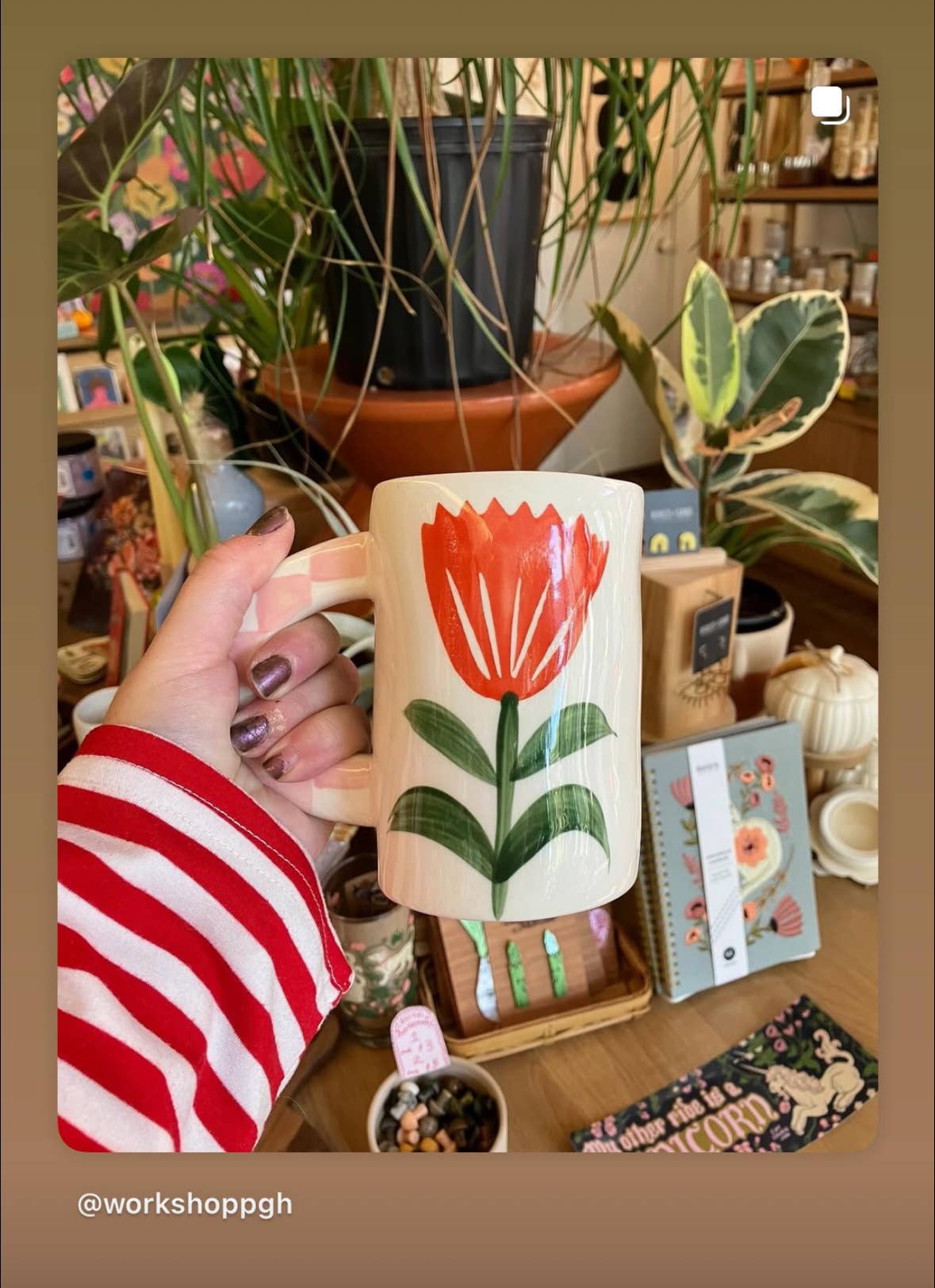 Ceramic Coffee Mug-Pink