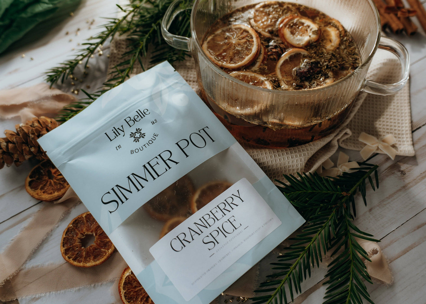 Cranberry Spice Simmer Pot | Cranberry Orange Cinnamon