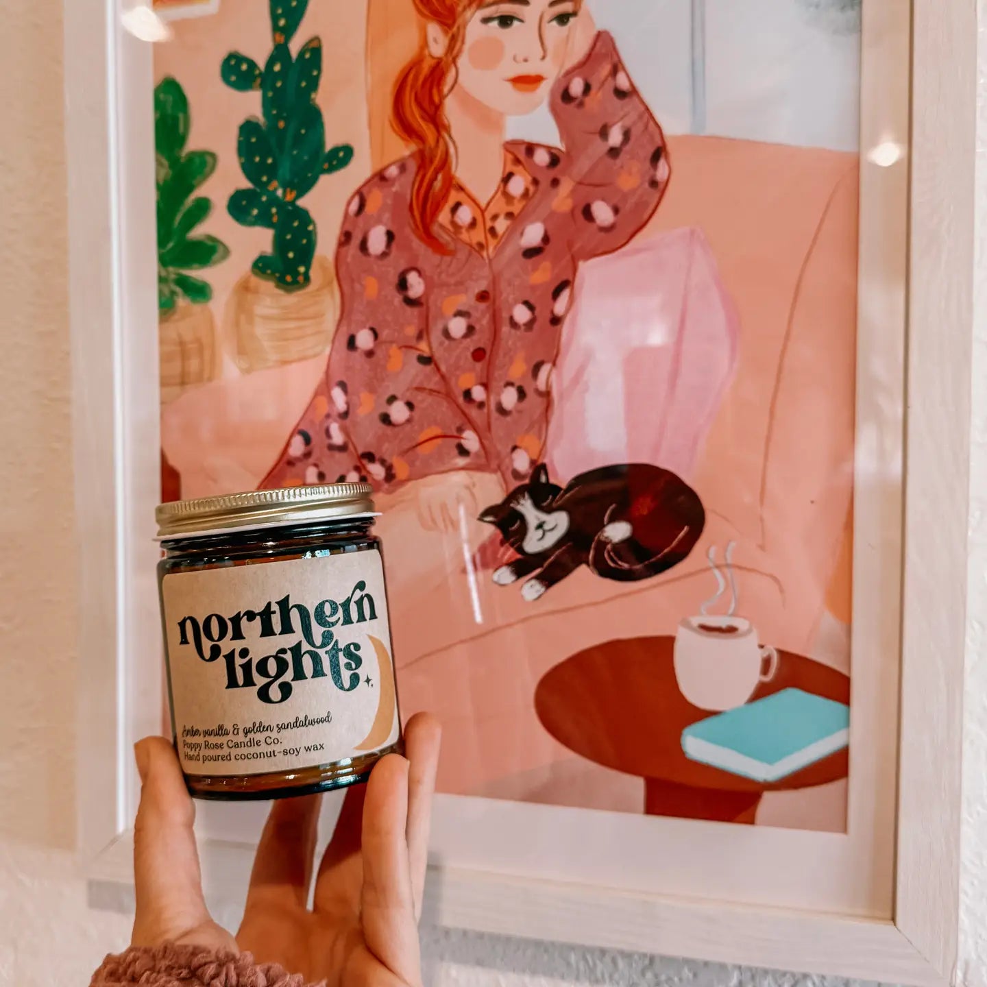 Poppy Rose Candles- 8OZ