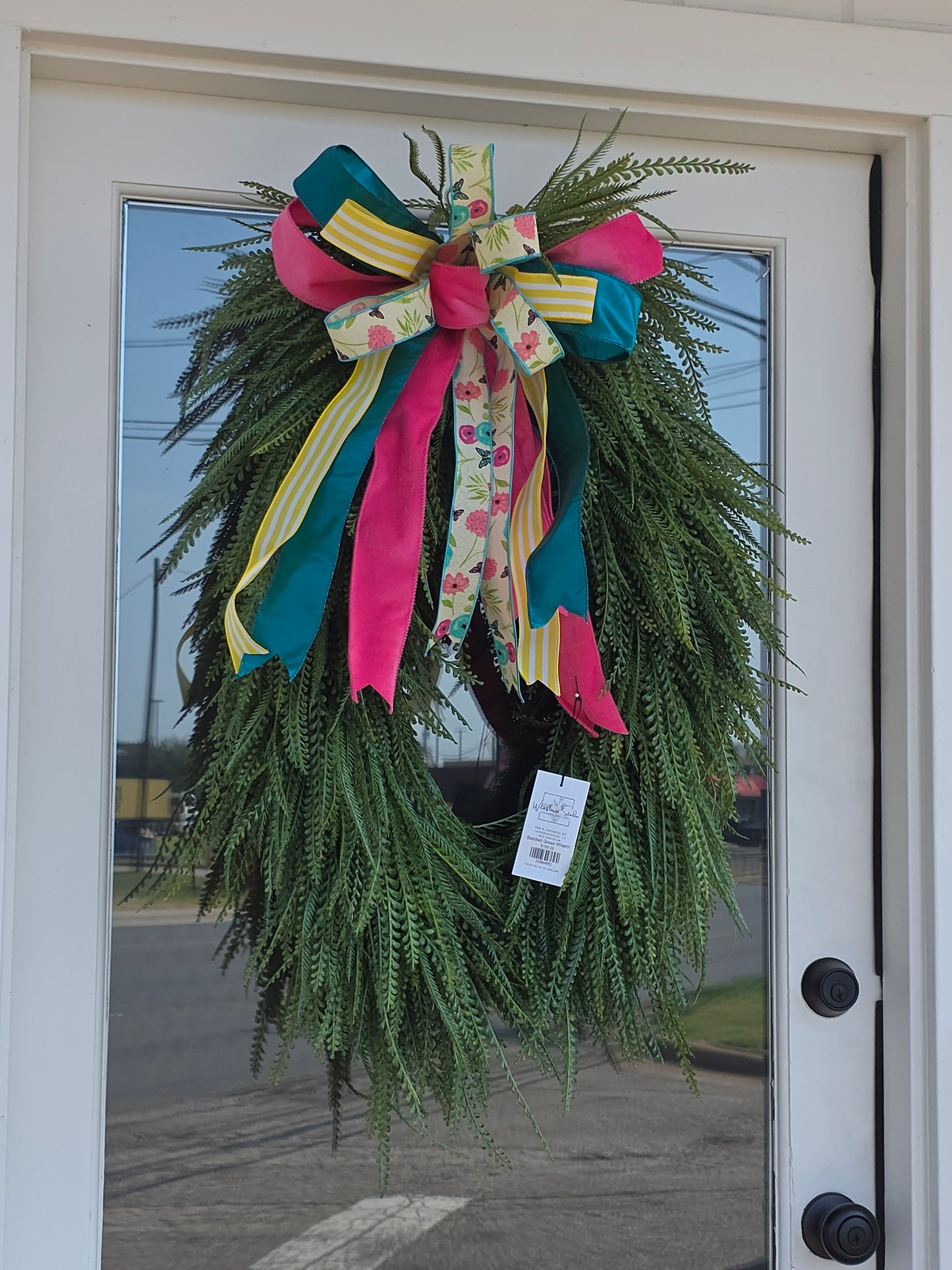 Beaded Grass Wreath