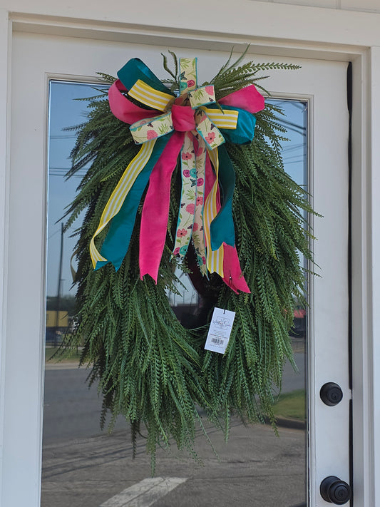 Beaded Grass Wreath
