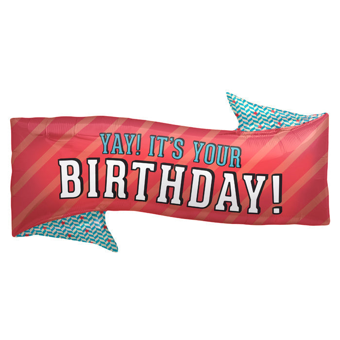 31" Yay Birthday Banner