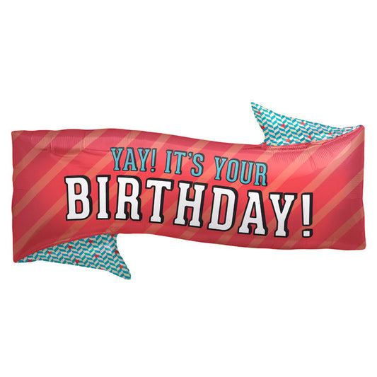 31" Yay Birthday Banner